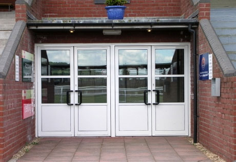 entrance to commercial property