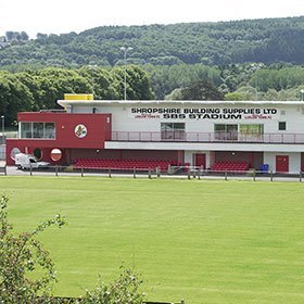 Shropshire Building Supplies stadium at Ludlow Football Club