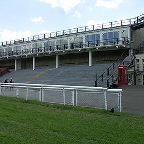 Decorative Victorian stand at Ludlow Racecourse.