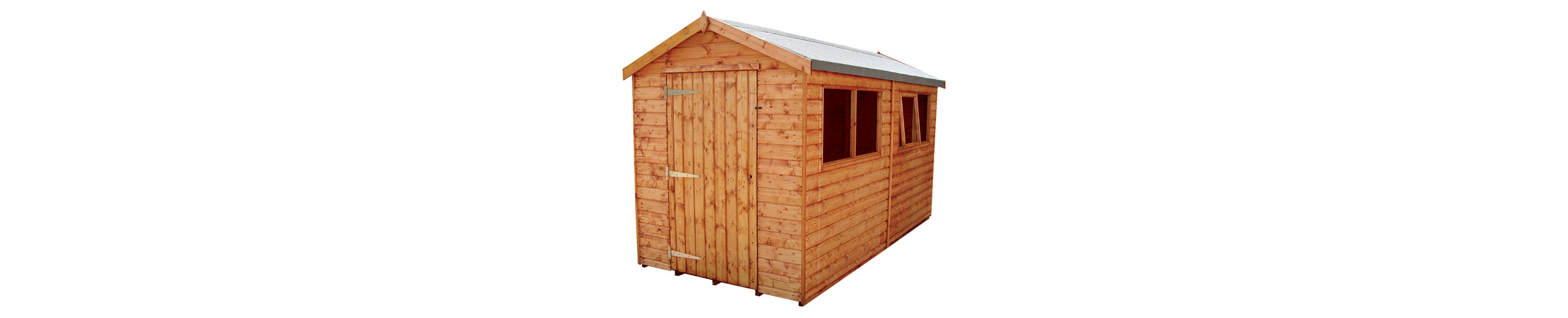 Small wooden garden shed